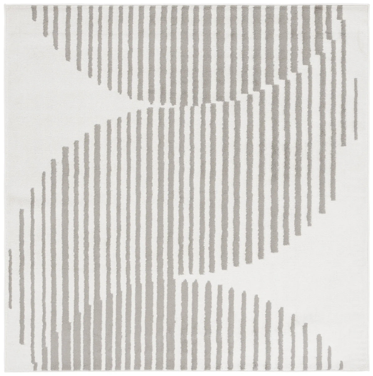 Safavieh Pyramid 6'-7" x 6'-7" Rug in Ivory / Grey