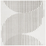 Safavieh Pyramid 6'-7" x 6'-7" Rug in Ivory / Grey