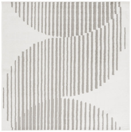 Safavieh Pyramid 6'-7" x 6'-7" Rug in Ivory / Grey