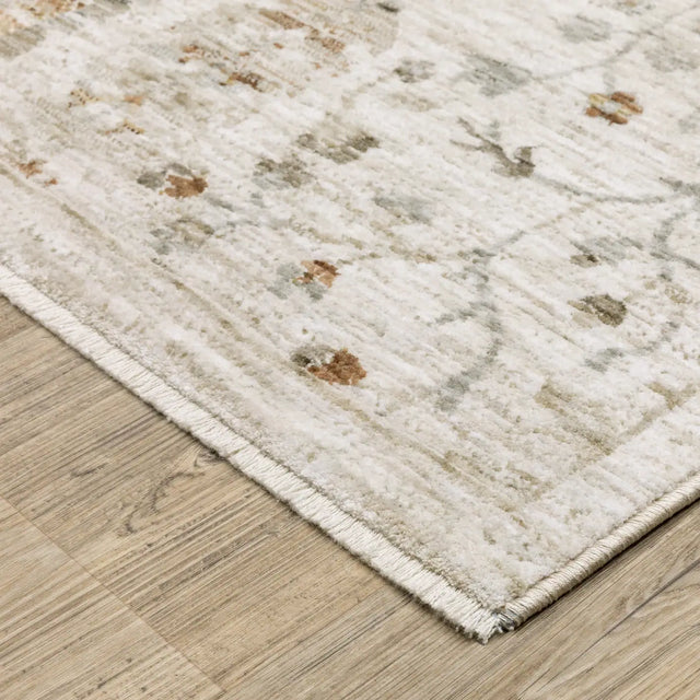 Oriental Weavers Sphinx Avalon AVA01 Beige Rugs - corner detail