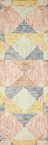 Loloi Spectrum Spe-01 Ivory/Multi Rugs - runner flat