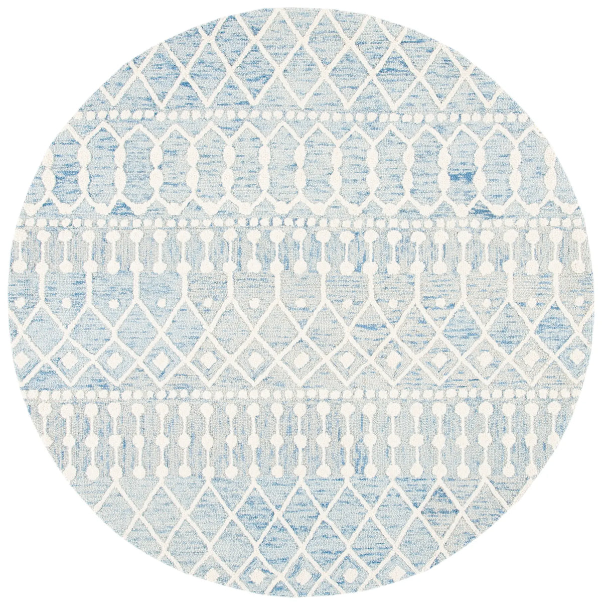 Safavieh Blossom 6'-0" x 6'-0" Rug in Blue / Ivory
