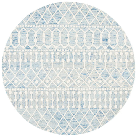 Safavieh Blossom 6'-0" x 6'-0" Rug in Blue / Ivory