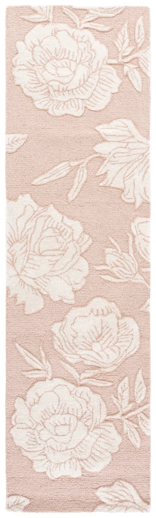 Safavieh Glamour 2'-3" x 8'-0" Rug in Light Pink / Ivory