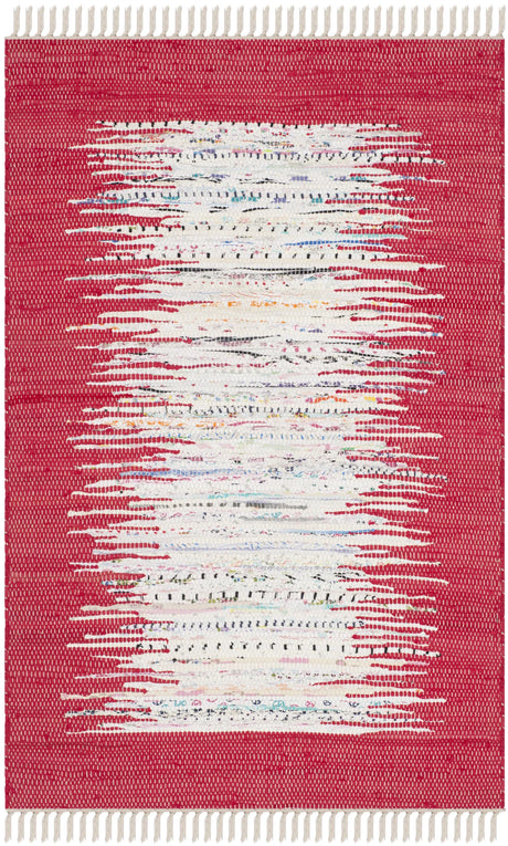 Safavieh Montauk 2'-6" x 4'-0" Rug in Ivory / Red