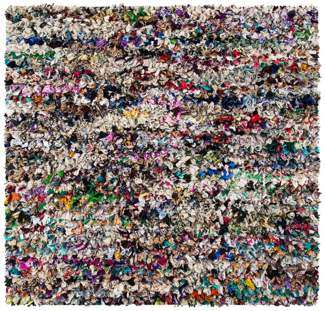 Safavieh Rio Shag 6'-0" x 6'-0" Rug in Grey / Multi
