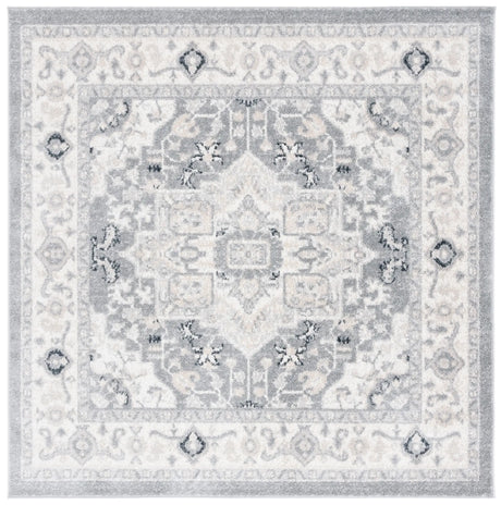 Safavieh Layla 6'-7" x 6'-7" Rug in Ivory Grey / Charcoal