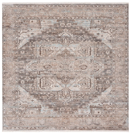 Safavieh Vintage Persian 6'-7" x 6'-7" Rug in Brown / Beige