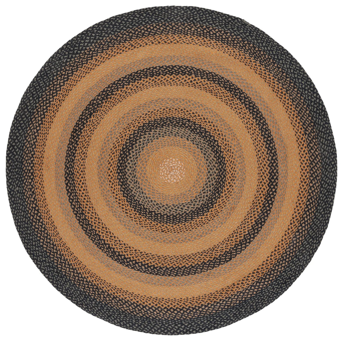 Safavieh Braided 5'-0" x 5'-0" Rug in Natural / Sage