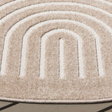 Safavieh Stella 6'-7" x 6'-7" Rug in Beige / Ivory
