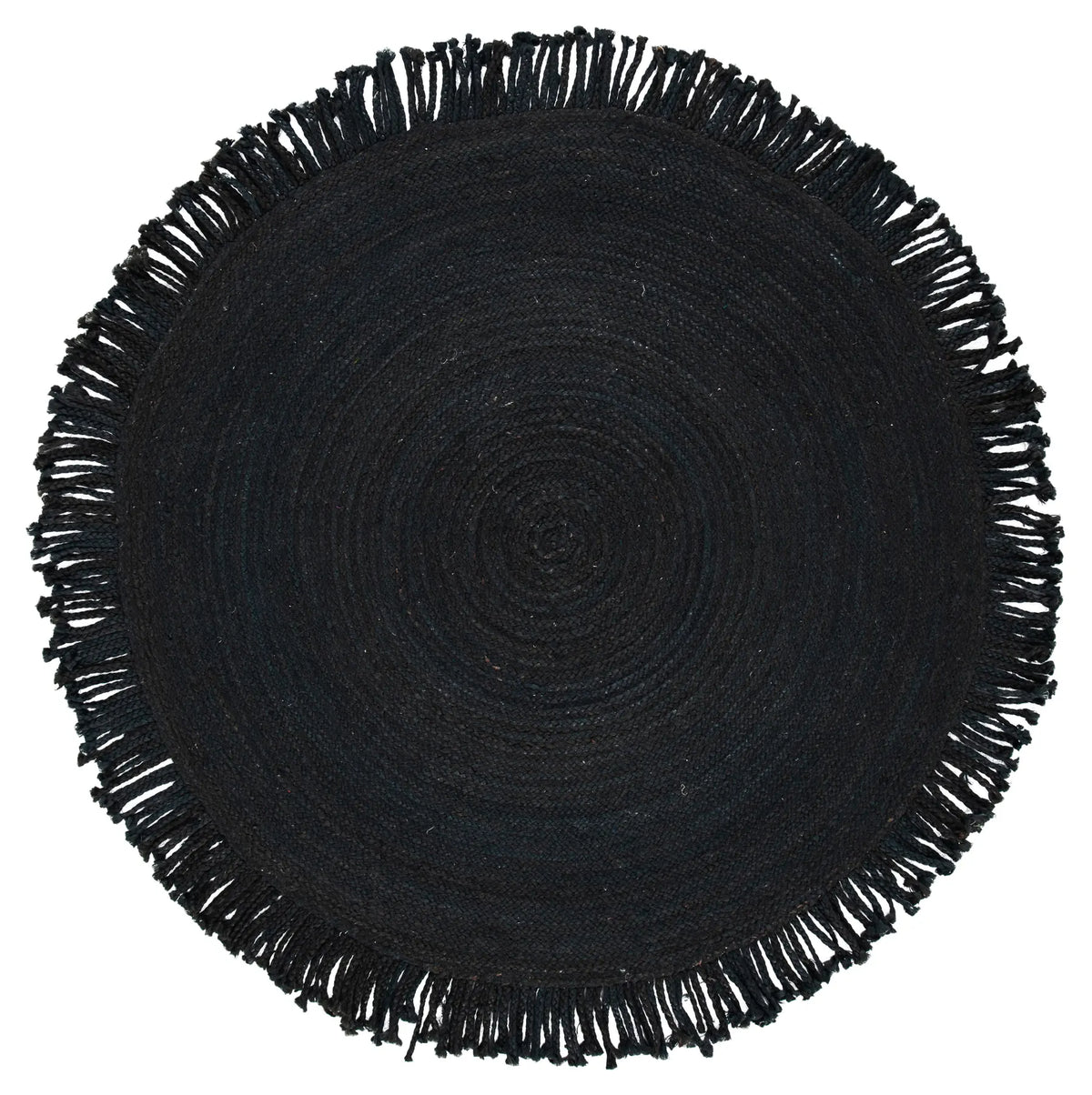 Safavieh Braided 5'-0" x 5'-0" Rug in Black