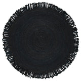 Safavieh Braided 5'-0" x 5'-0" Rug in Black