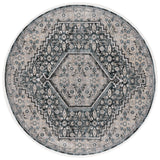 Safavieh Artifact 6'-7" x 6'-7" Rug in Grey / Black