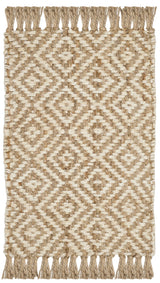 Safavieh Natural Fiber 2'-0" x 3'-0" Rug in Ivory / Natural