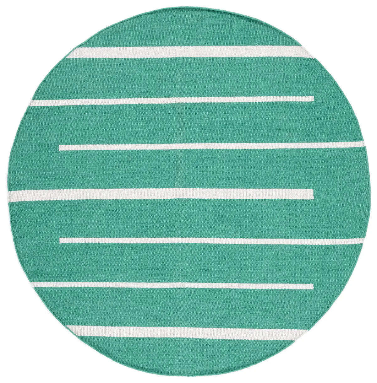 Safavieh Montauk 6'-0" x 6'-0" Rug in Dark Green / Ivory