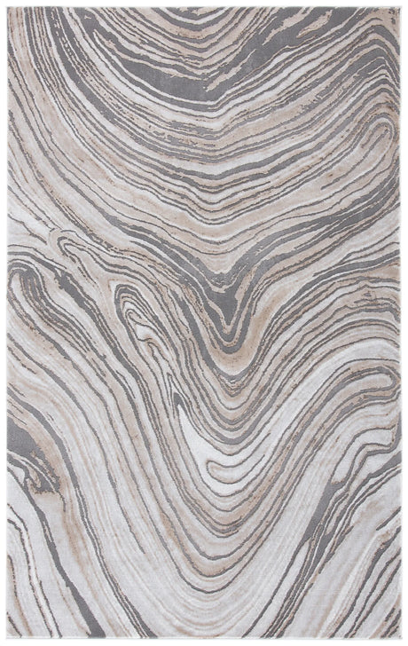 Safavieh Craft 4'-0" x 6'-0" Rug in Gold / Grey