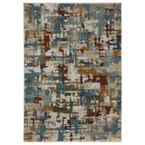 Oriental Weavers Sphinx Hayden Hay02 Beige/ Multi Rug - main flat