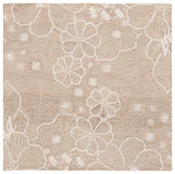 Safavieh Jardin 6'-0" x 6'-0" Rug in Beige / Ivory