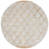 Safavieh Natural Fiber 6'-0" x 6'-0" Rug in Grey / Bleach