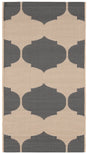 Safavieh Courtyard 2'-0" x 3'-7" Rug in Beige / Anthracite
