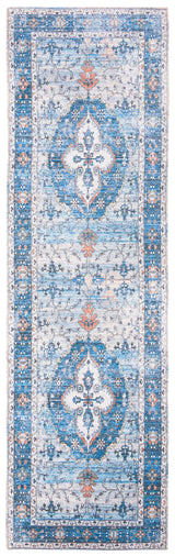 Safavieh Saffron 2'-3" x 8'-0" Rug in Blue / Ivory