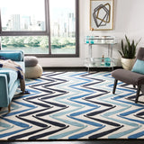 Safavieh Soho 6'-0" x 9'-0" Rug in Ivory / Blue