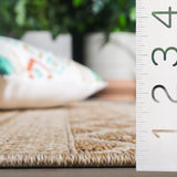 Safavieh Wicker 4'-0" x 6'-0" Rug in Natural / Brown