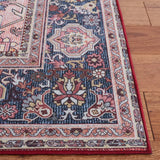 Safavieh Tucson 4'-0" x 6'-0" Rug in Red / Navy