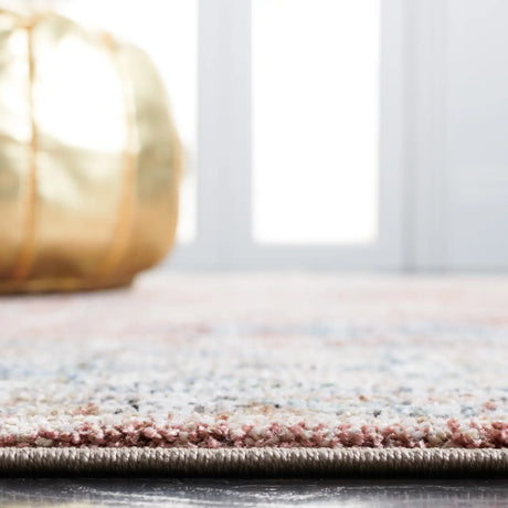 Safavieh Jasmine 4'-5" x 6'-5" Rug in Rust / Blue