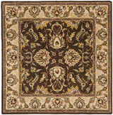 Safavieh Heritage 6'-0" x 6'-0" Rug in Brown / Ivory