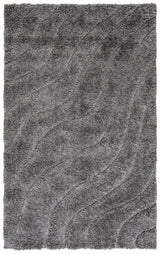 Safavieh Florida Shag 3'-3" x 5'-3" Rug in Cream / Grey