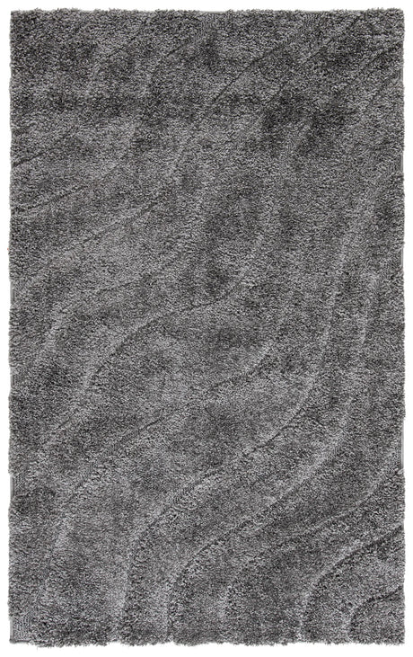 Safavieh Florida Shag 3'-3" x 5'-3" Rug in Cream / Grey