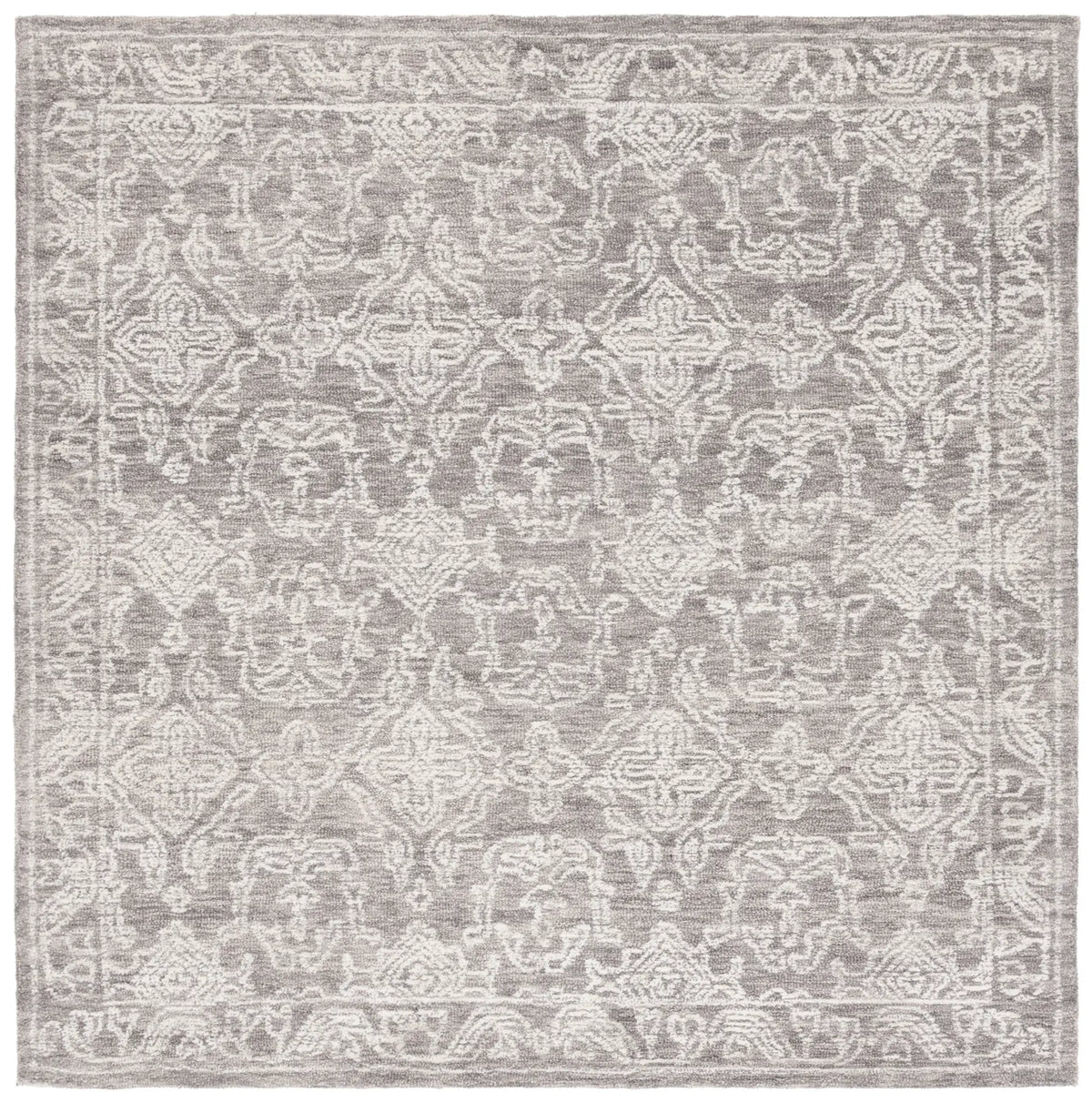 Safavieh Ebony 6'-0" x 6'-0" Rug in Ivory / Grey