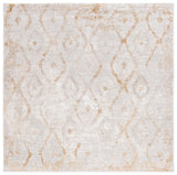 Safavieh Meadow 500 6'-7" x 6'-7" Rug in Ivory / Gold