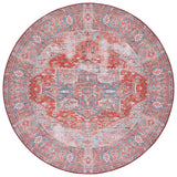 Safavieh Tucson 6'-0" x 6'-0" Rug in Rust / Blue