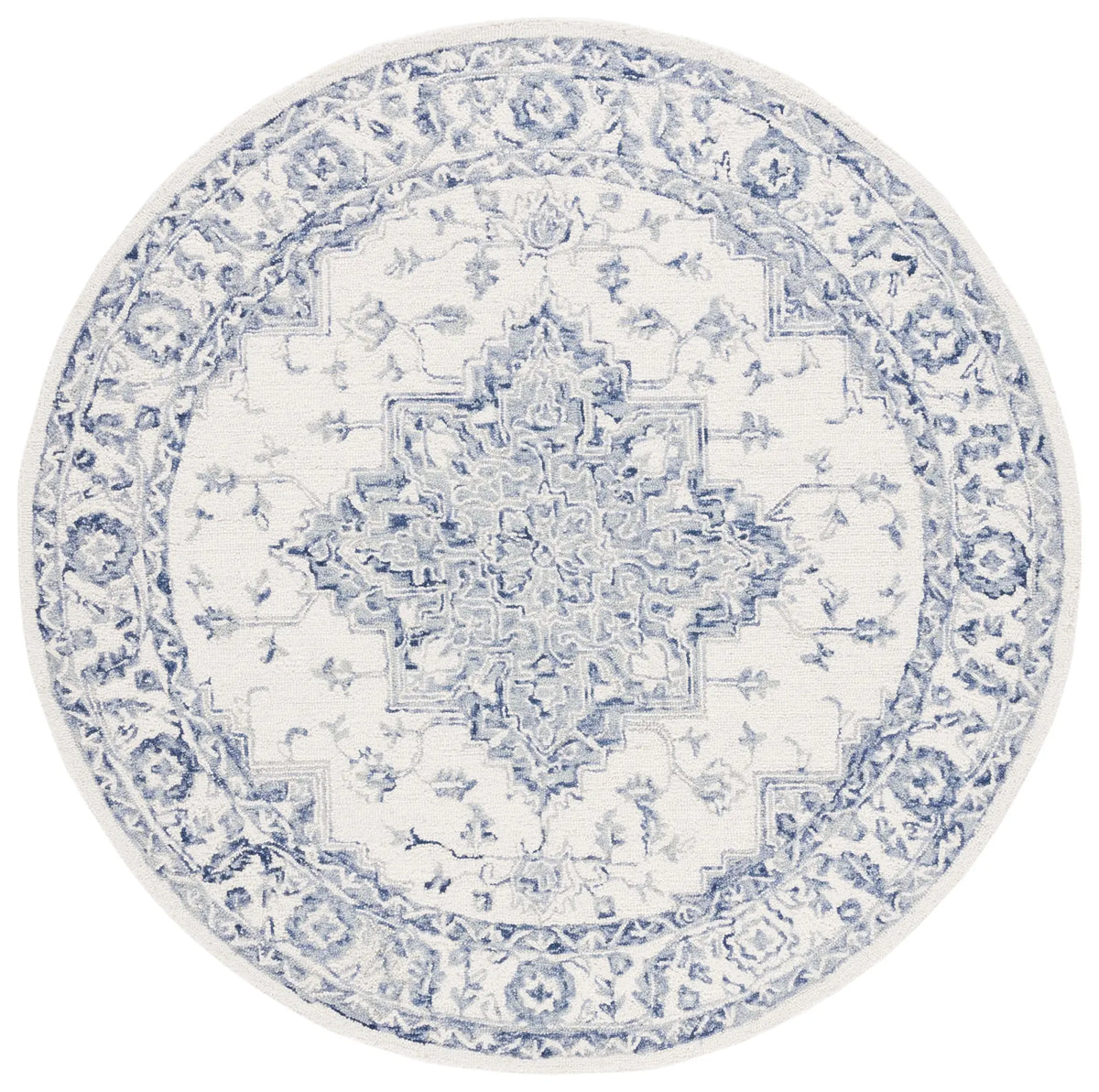 Safavieh Metro 6'-0" x 6'-0" Rug in Blue / Ivory