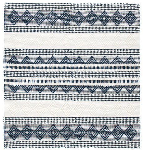 Safavieh Natura 6'-0" x 6'-0" Rug in Navy / Ivory