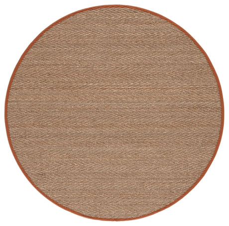 Safavieh Natural Fiber 6'-0" x 6'-0" Rug in Natural / Brown