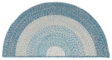 Safavieh Braided 2'-0" x 4'-0" Rug in Blue / Aqua