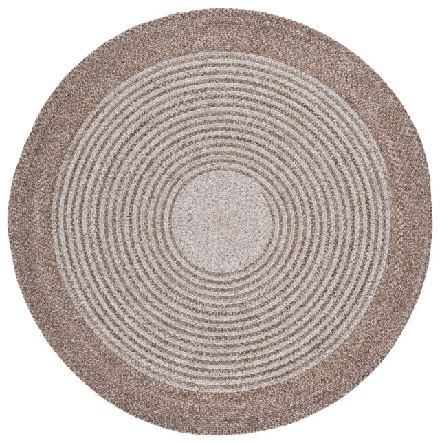 Safavieh Braided 5'-0" x 5'-0" Rug in Taupe