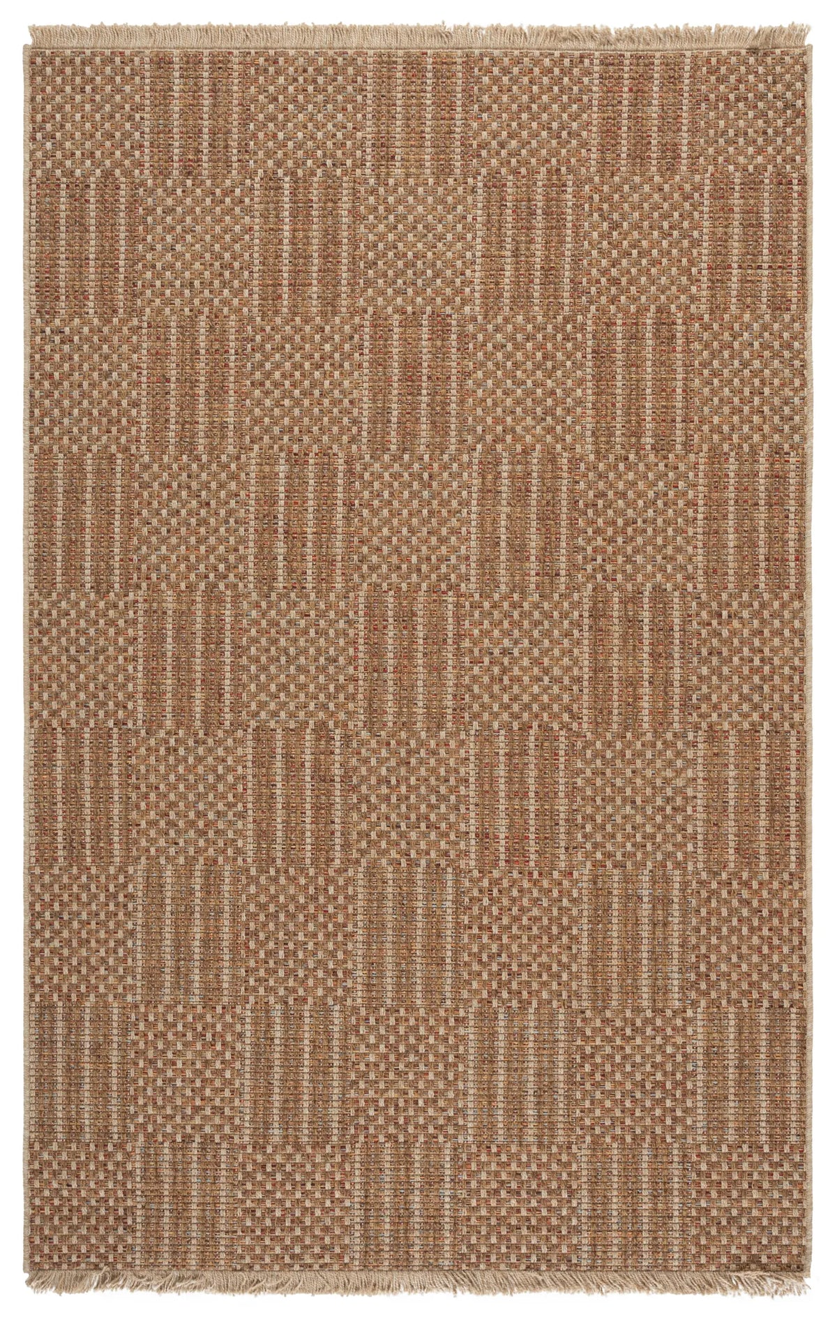 Safavieh Wicker 4'-0" x 6'-0" Rug in Natural / Brown