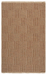 Safavieh Wicker 4'-0" x 6'-0" Rug in Natural / Brown