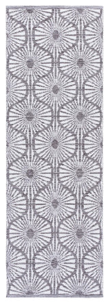 Safavieh Montauk 2'-3" x 7'-0" Rug in Charcoal / Ivory