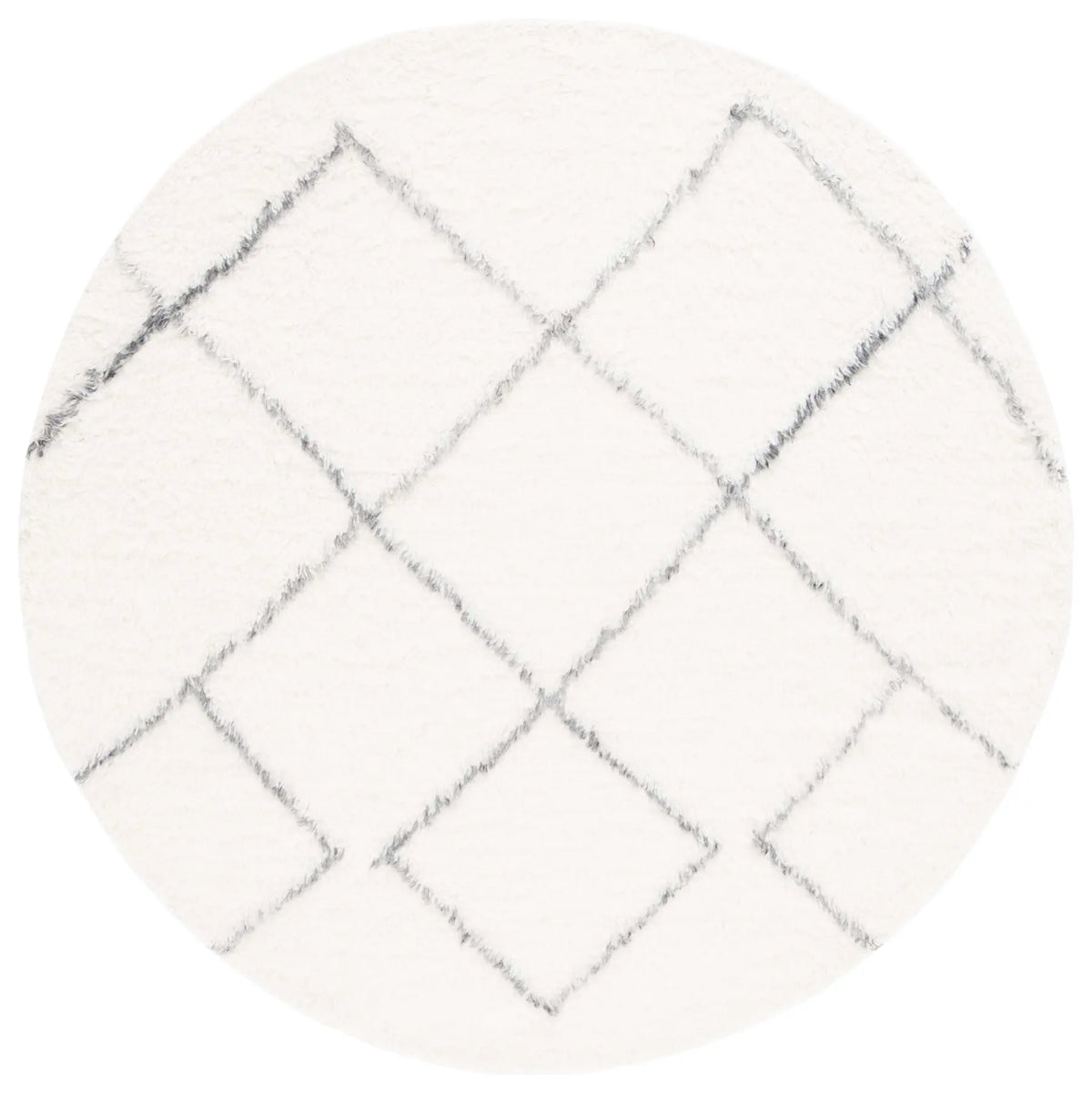 Safavieh Kenya 6'-0" x 6'-0" Rug in Ivory / Grey