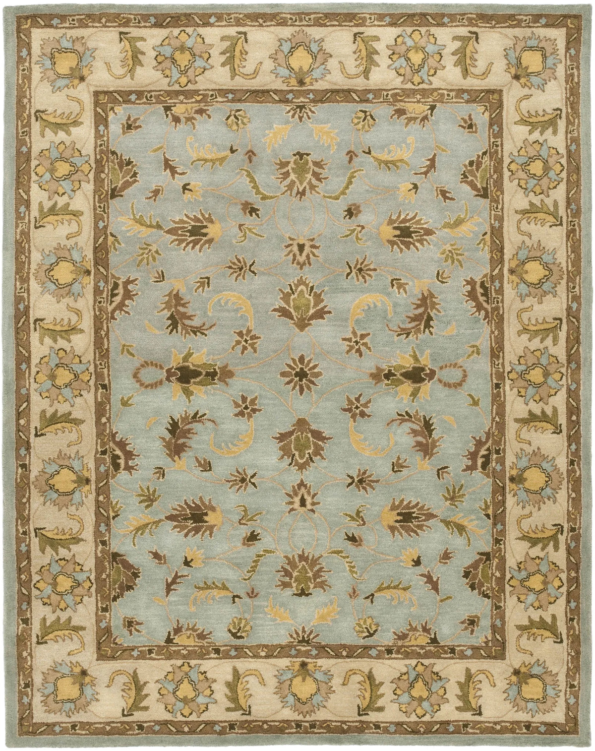 Safavieh Heritage 9'-6" x 13'-6" Rug in Light Blue / Beige