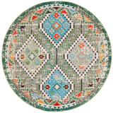 Safavieh Madison 6'-7" x 6'-7" Rug in Green / Beige