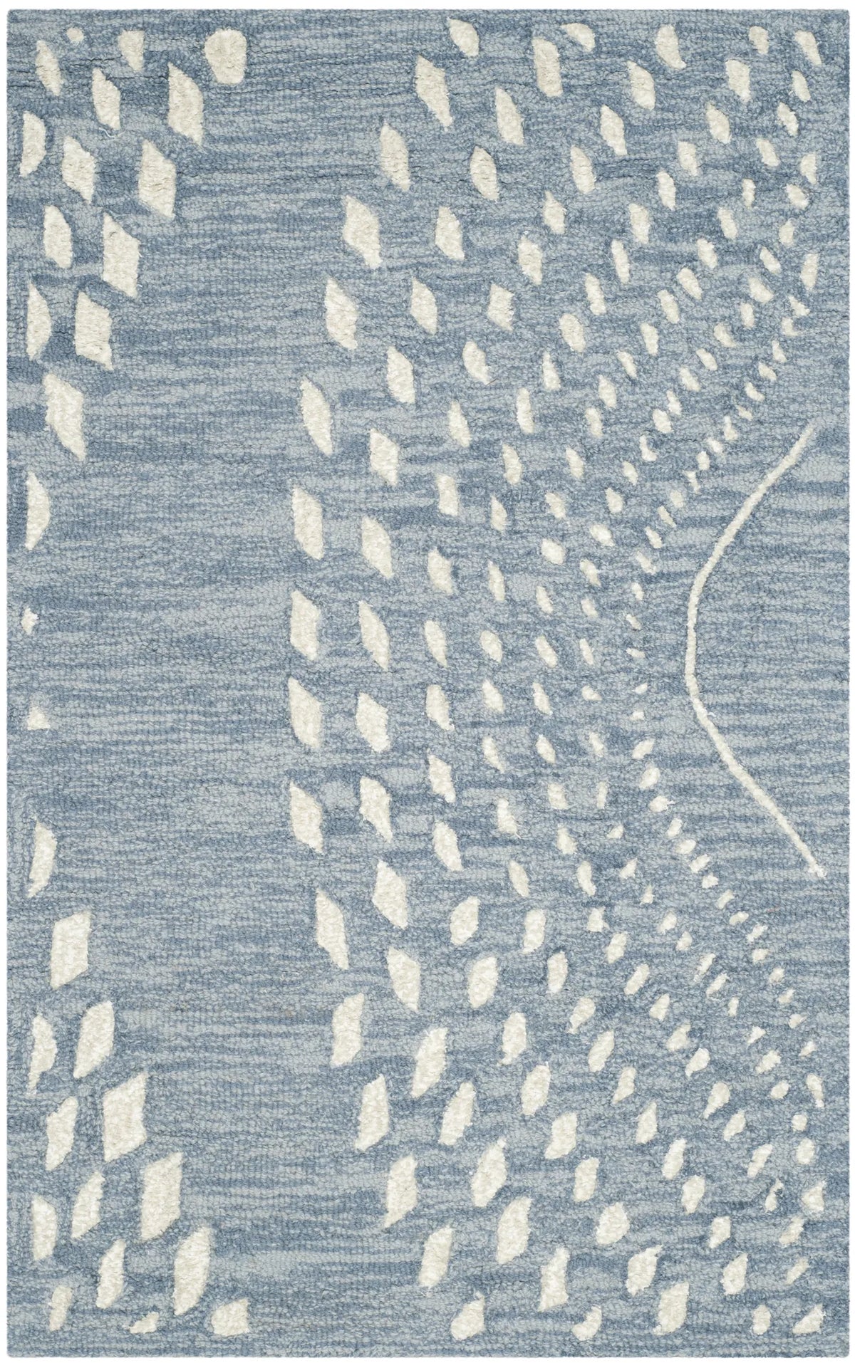Safavieh Bella 2'-0" x 3'-0" Rug in Blue / Ivory