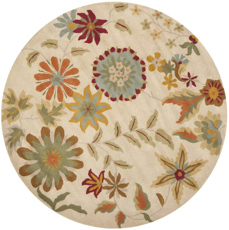 Safavieh Soho 6'-0" x 6'-0" Rug in Ivory / Sage