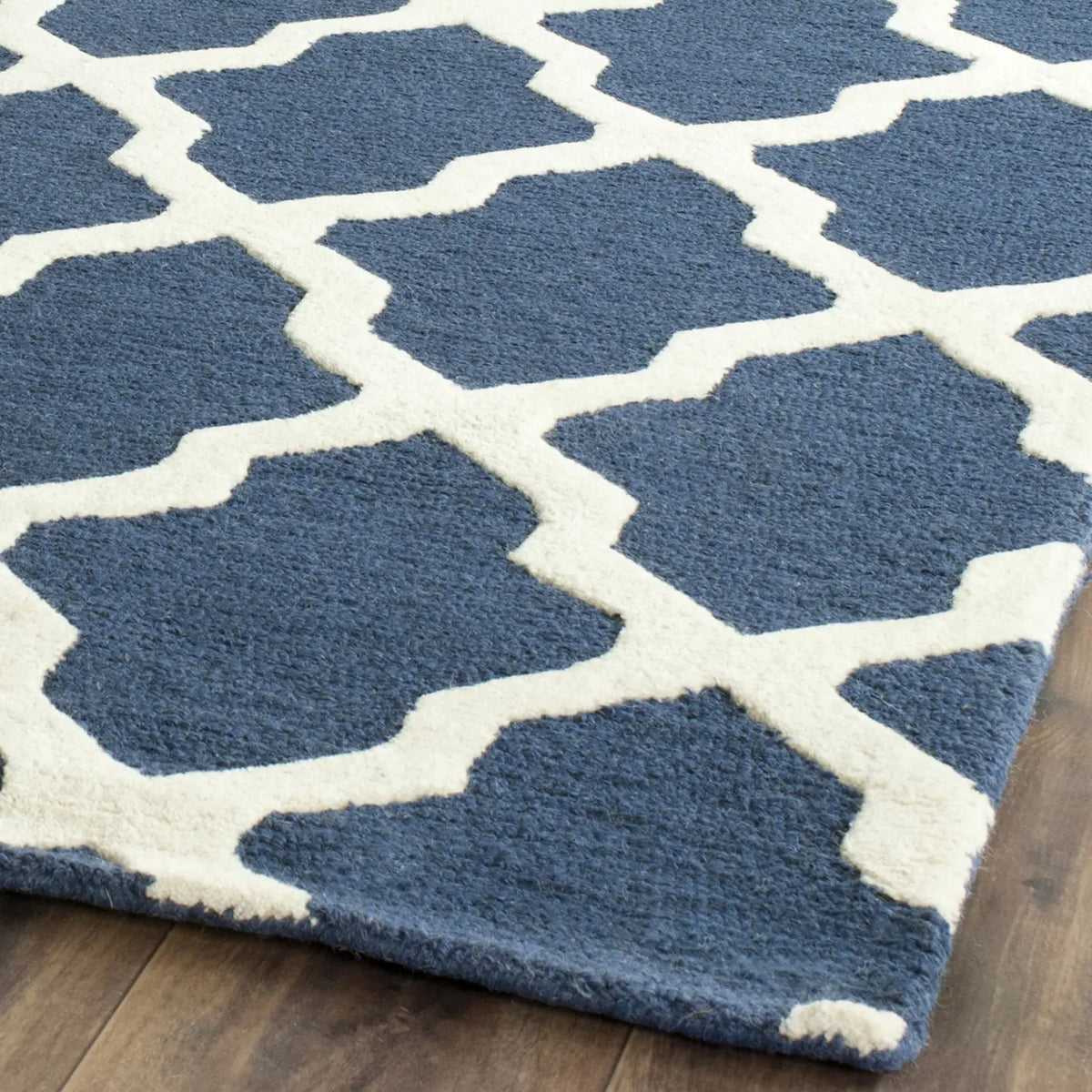 Safavieh Cambridge 10'-0" x 14'-0" Rug in Navy Blue / Ivory