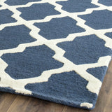 Safavieh Cambridge 10'-0" x 14'-0" Rug in Navy Blue / Ivory